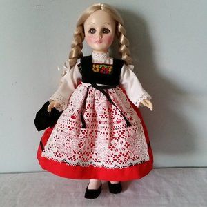 Vintage EFF BEE Doll Miss Switzerland 11” EFF BEE
